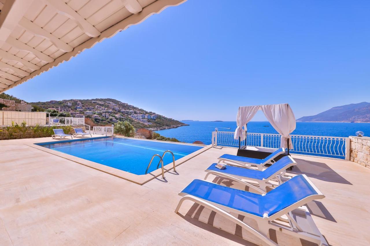 La Kumsal Denize Sifir Ve Ozel Havuzlu Dubleks Suit Kaş Exterior foto