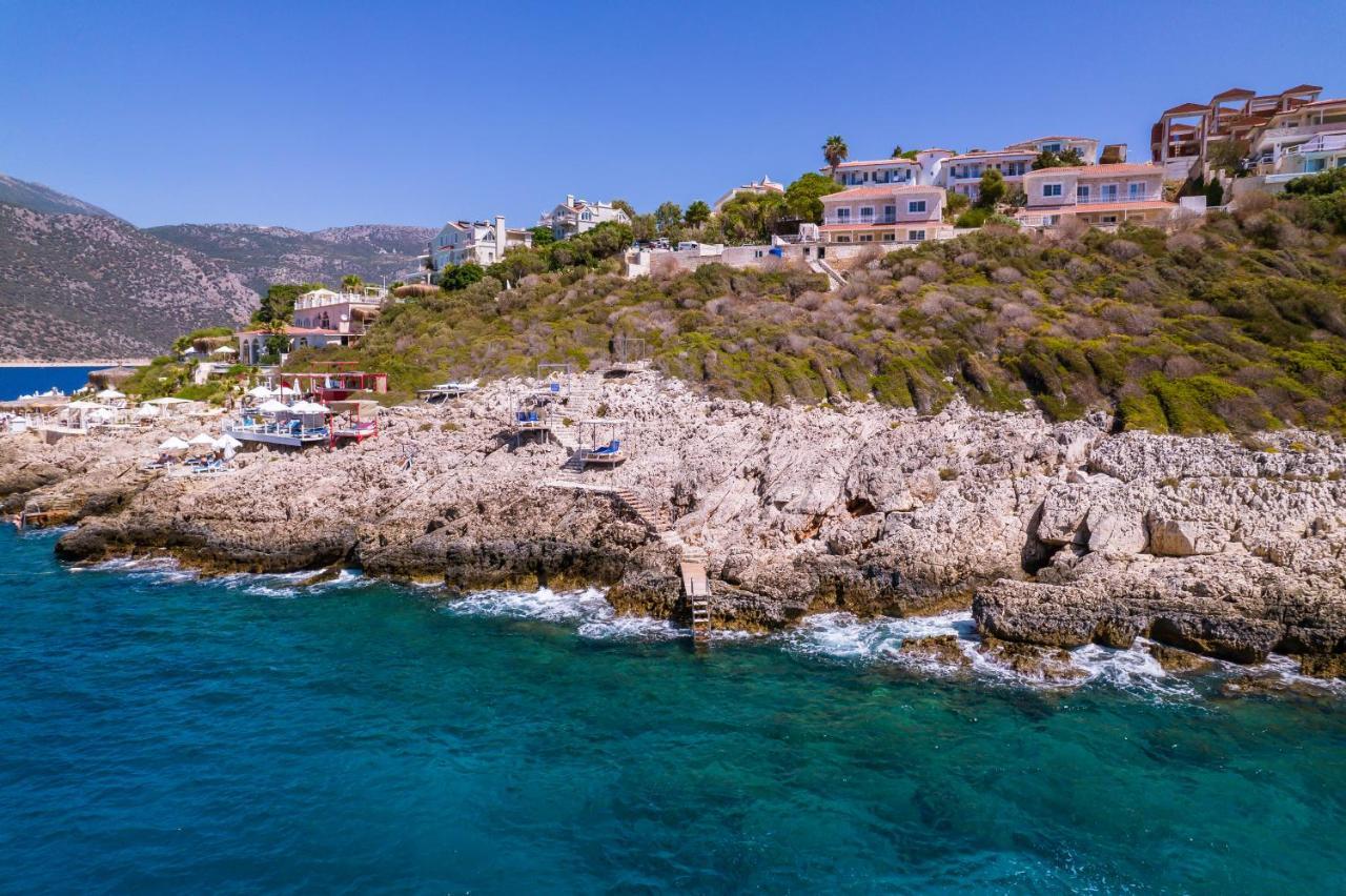La Kumsal Denize Sifir Ve Ozel Havuzlu Dubleks Suit Kaş Exterior foto