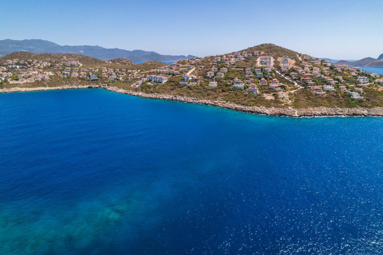 La Kumsal Denize Sifir Ve Ozel Havuzlu Dubleks Suit Kaş Exterior foto