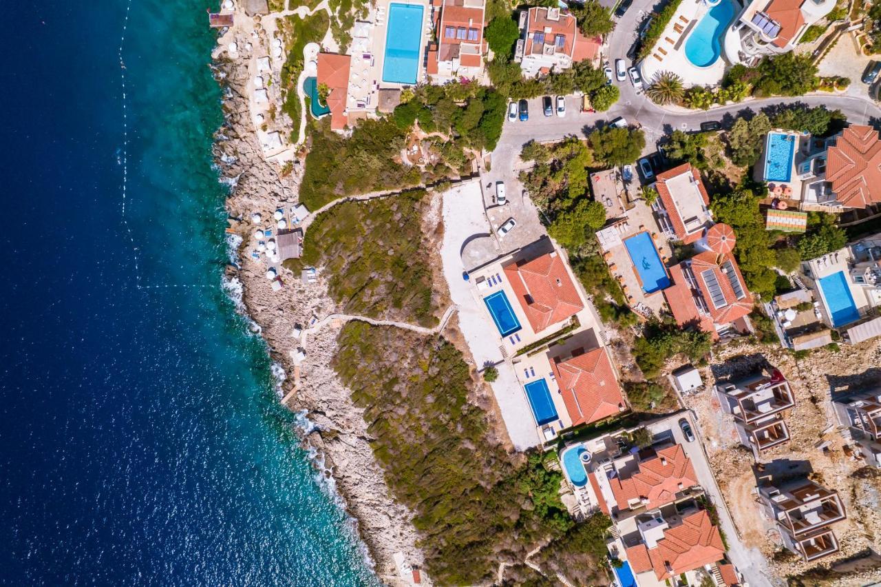 La Kumsal Denize Sifir Ve Ozel Havuzlu Dubleks Suit Kaş Exterior foto